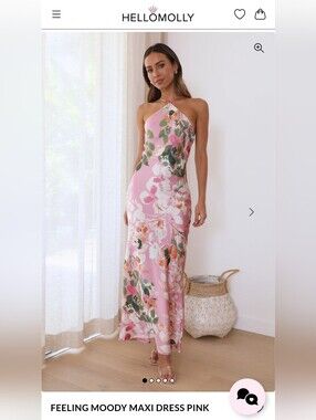 Hello Molly Feeling Moody Maxi Dress Pink